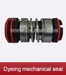 Dyeing mechanical seal